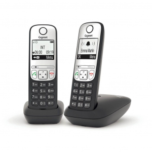Gigaset A690 DUO DECT telefon fekete